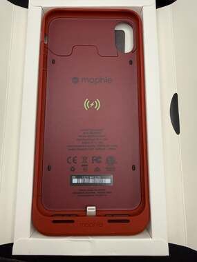 Mophie Juice Pack Air Battery Case for iPhone Xs Max - Red